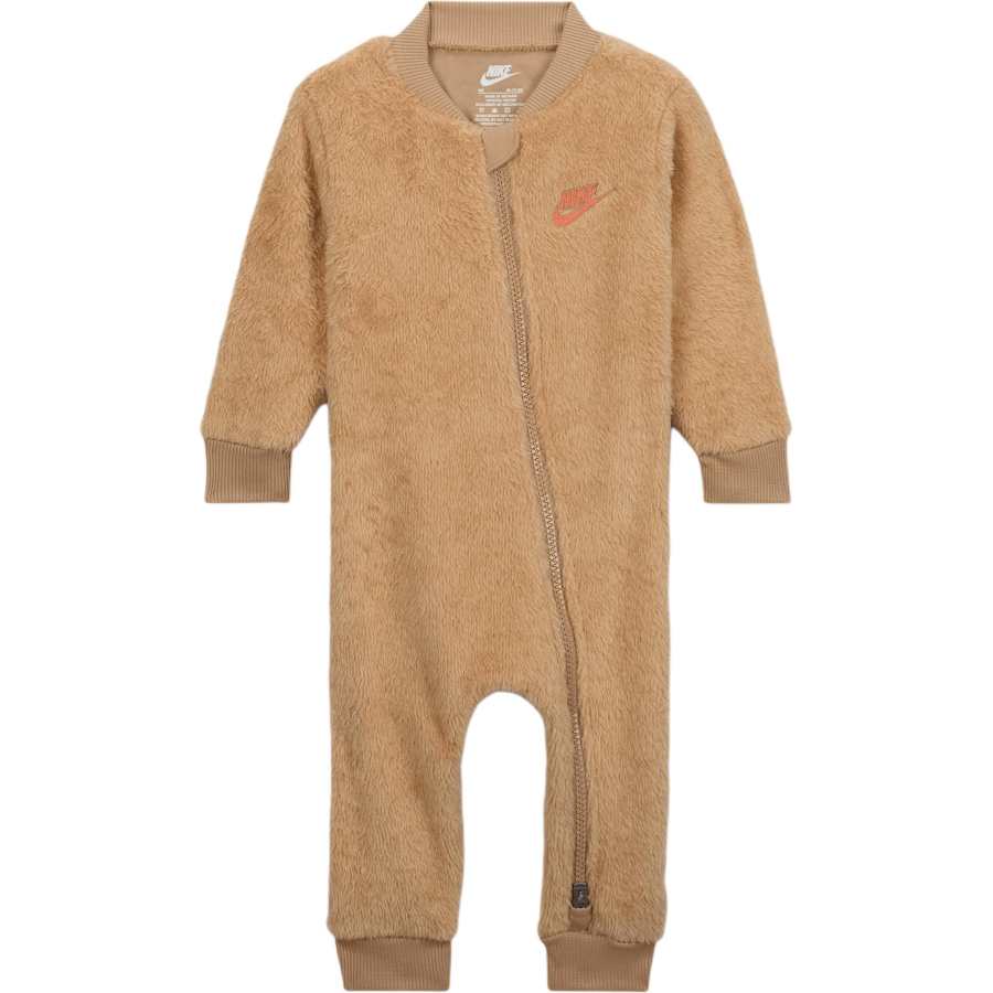 Nike Nike Jumpsuit Sportswear FW24 Powder Play Brown Infant And Toddler