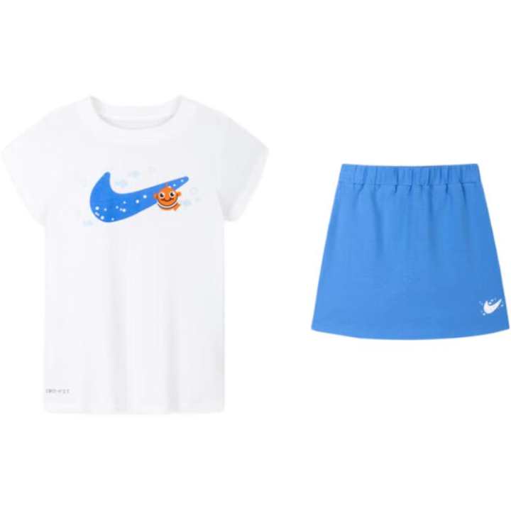 Nike Children Aged 3 7 Years Old Nike Skirt Set Moss Blue