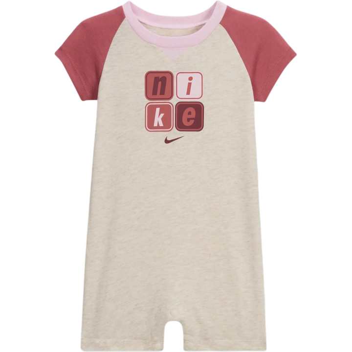 Nike Nike Jumpsuit Short Romper Ecru Infant And Toddler