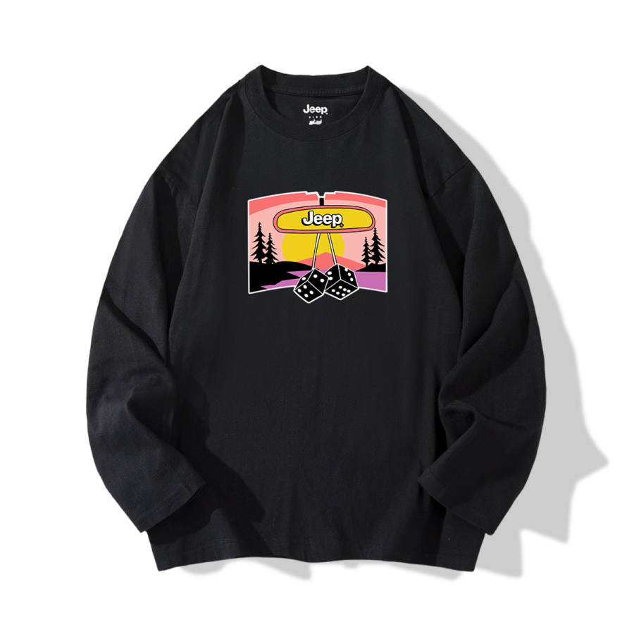 Jeep Grade School T Shirts Crew Neck Moderate
