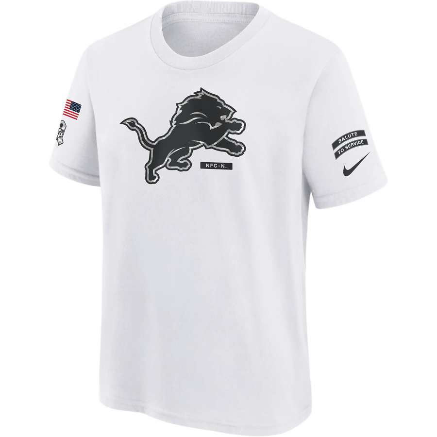 Nike Nike Dri FitNFL Detroit Lions Salute To Service Primary Edge Legend T Shirt White Teenagers