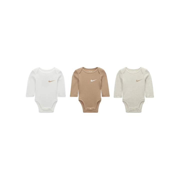 Nike Nike Jumpsuit 3 Pack Light Ivory Infant And Toddler