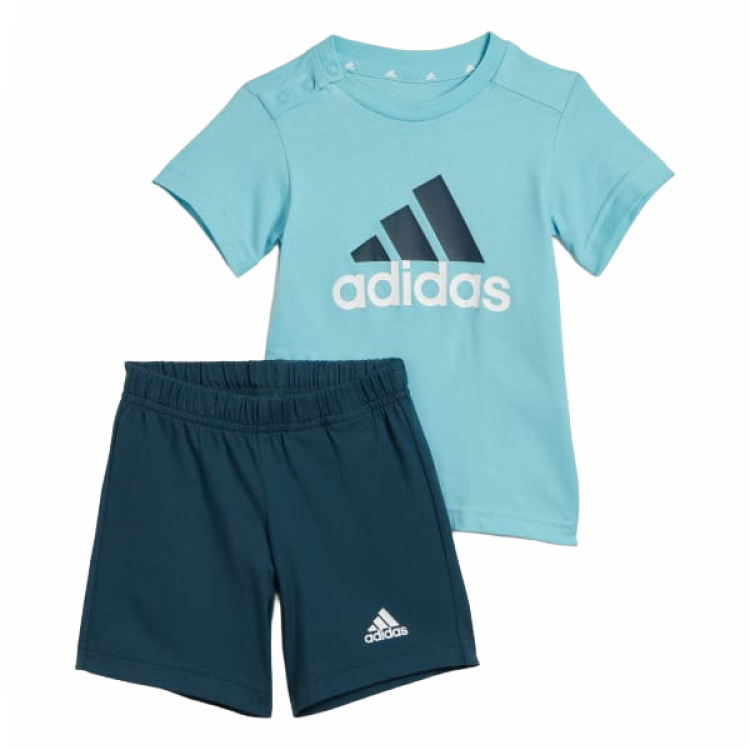 Adidas Adidas Kids Matching Sets Essential Light Aqua Green+Dark Violet Infant And Toddler