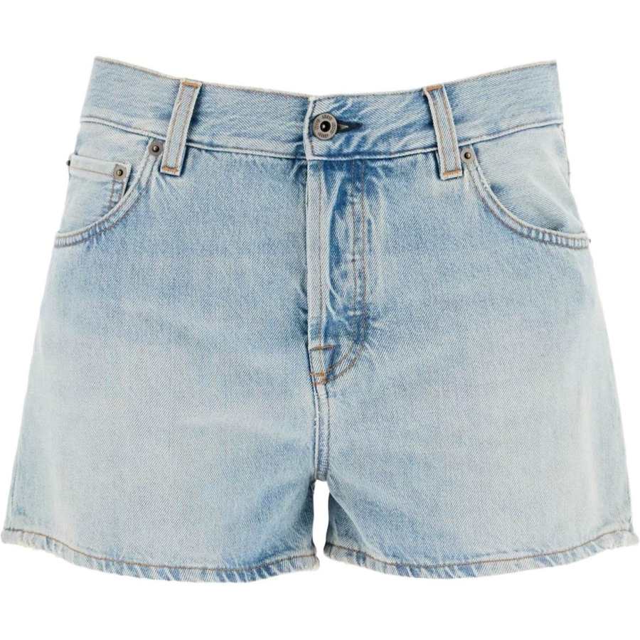 MIU MIU Denim Shorts Women's Blue