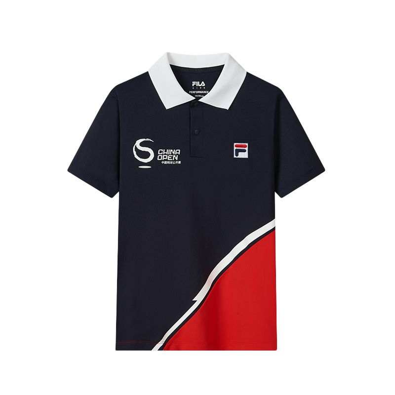 FILA KIDS x ZHONGGUOWANGQIUGONGKAISAI,LIANMINGKUAN T Shirt Royal Blue