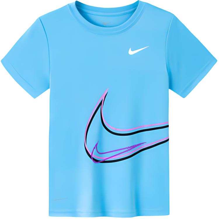 Nike Nike T Shirt Aqua Blue Children Aged 3 7 Years Old