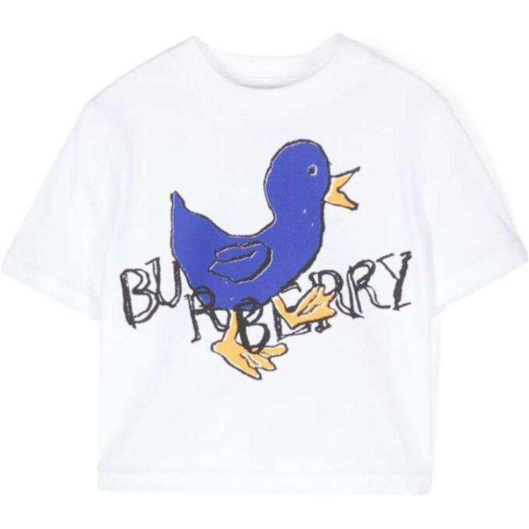 Burberry T Shirt White Infant And Toddler