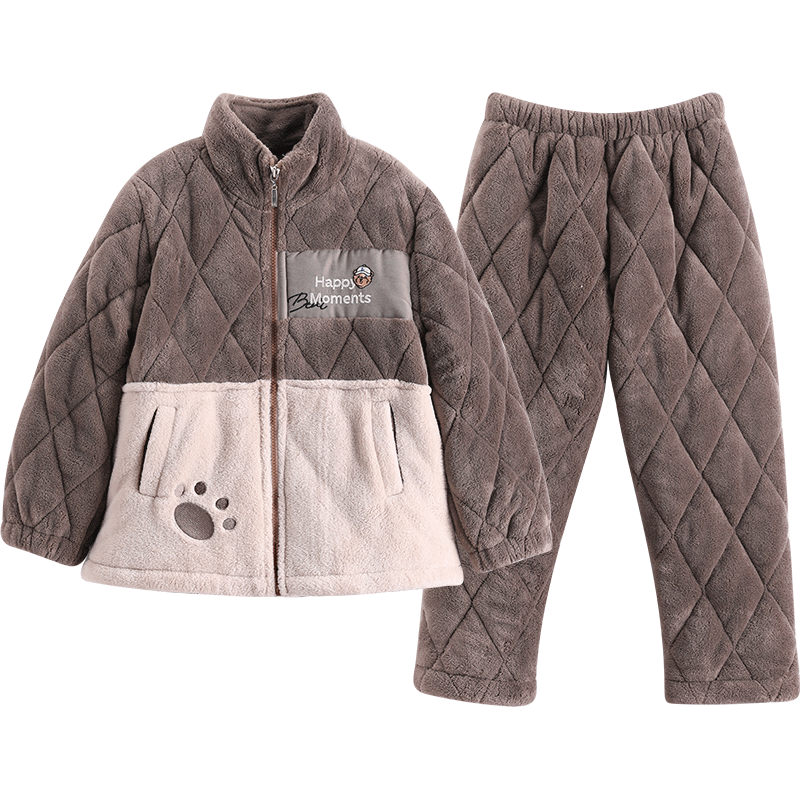 FENTENG FENTENG Kids Loungewear Sets Stand Collar