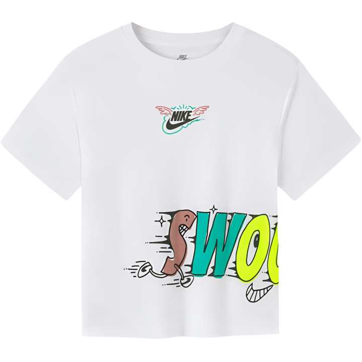 Nike Nike T Shirt Pure White Children Aged 3 7 Years Old
