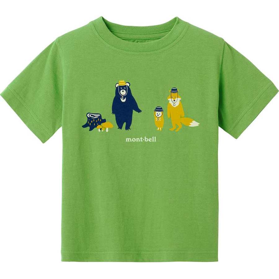 MONTBELL Kids T Shirts Crew Neck Moderate