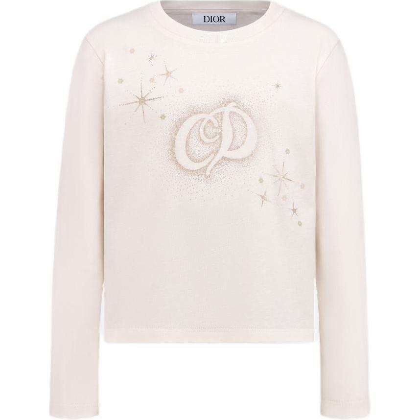 DIOR DIOR T Shirt SS25 Vanilla White Kids'
