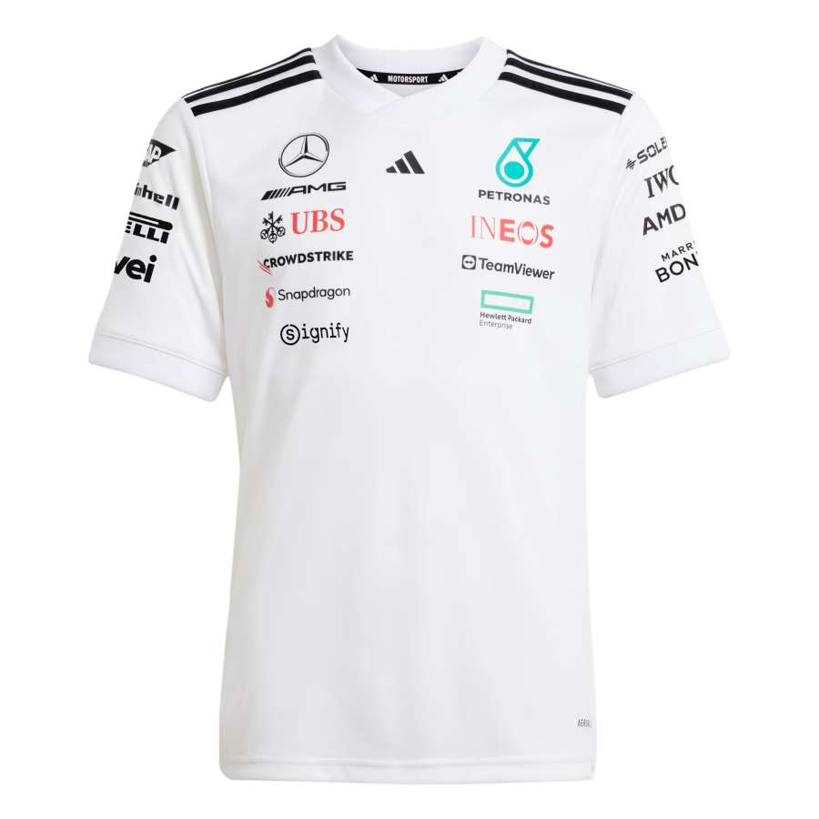Adidas Adidas x MERCEDES AMG PETRONAS F1 TEAM T Shirt SS25 White/Black
