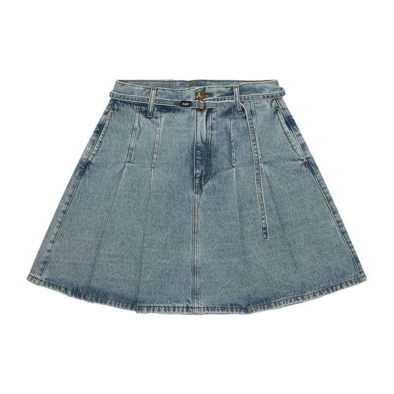 Aape SS25 Denim Short Skirts Women's Blue