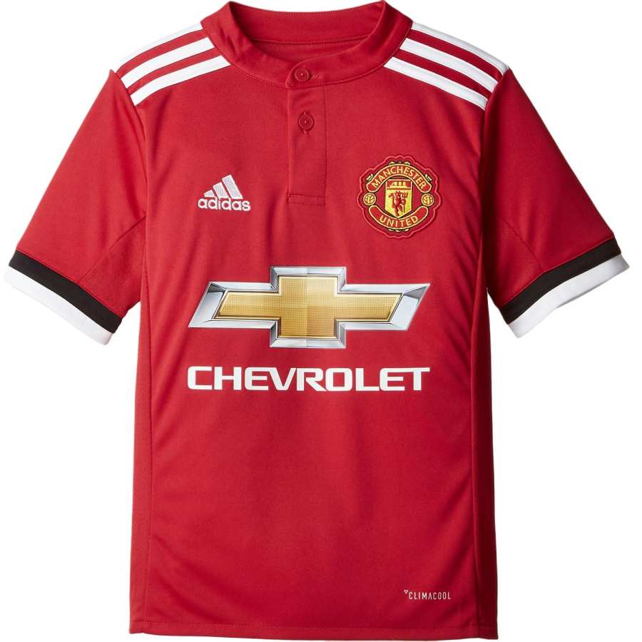 Adidas Adidas Manchester United T Shirt Red Teenagers