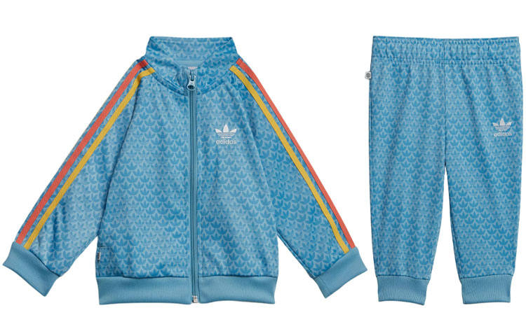 Adidas Originals Kids Matching Sets Clear Blue Infant And Toddler