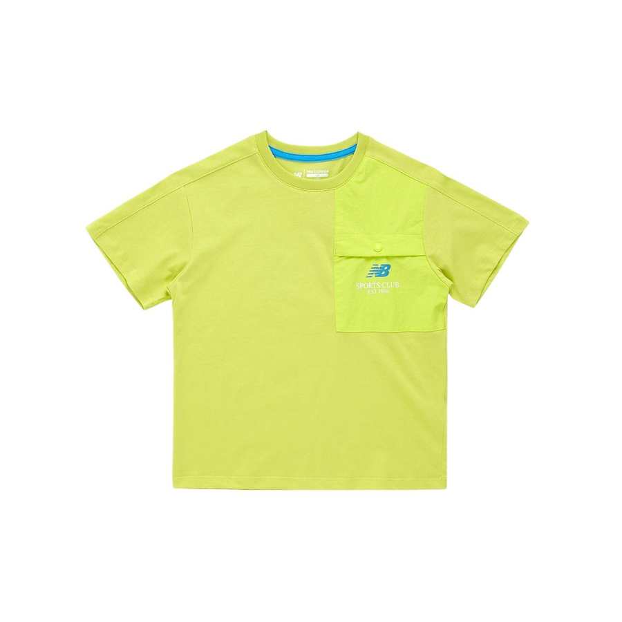 New Balance New Balance T Shirt Clear Lemon Children Aged 3 7 Years Old