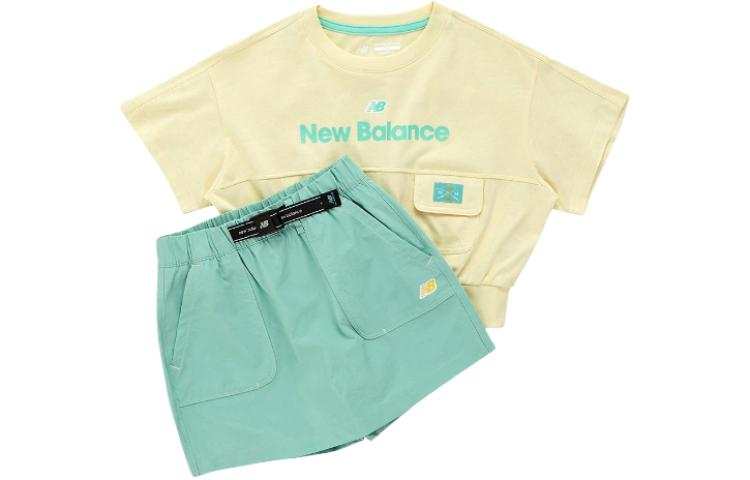 New Balance New Balance Kids Two Piece Skirt Sets Crew Neck Moderate Short