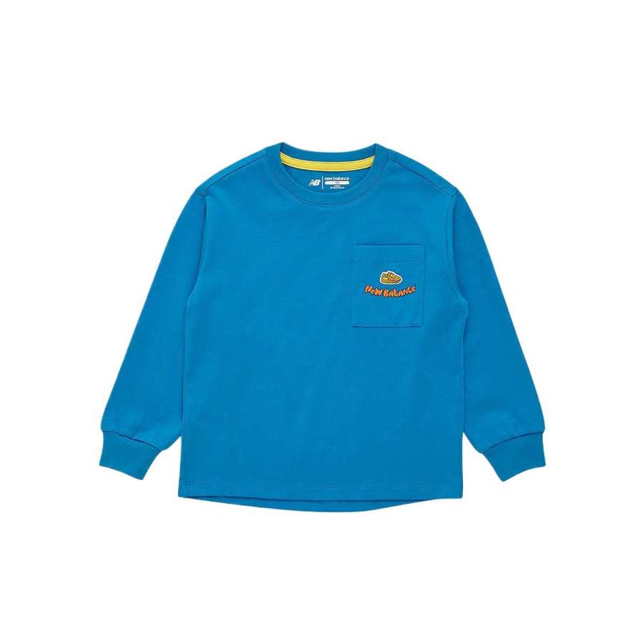 New Balance New Balance T Shirt FW/AW24 Blue Children Aged 3 7 Years Old