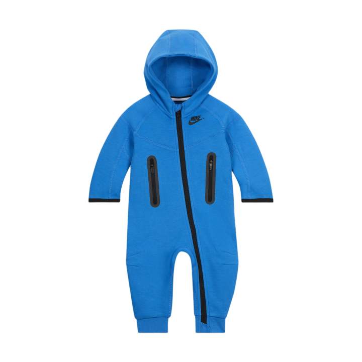 Nike Nike Jumpsuit Sportswear Tech Fleece Light Blue Infant And Toddler