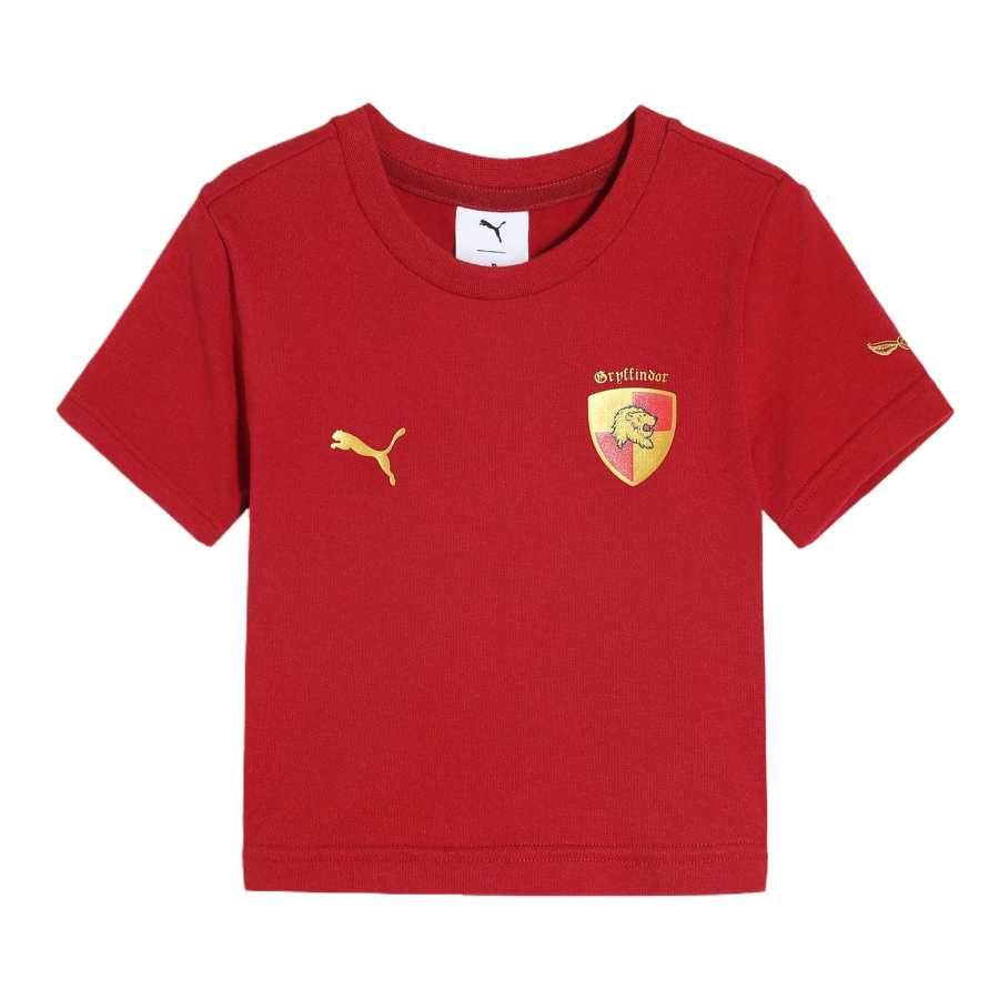 PUMA x HALI.BOTE,LIANMINGKUAN T Shirt Dark Red Children Aged 3 7 Years Old