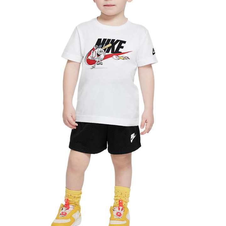 Nike Nike Casual Sportswear Dry Black White Infant And Toddler
