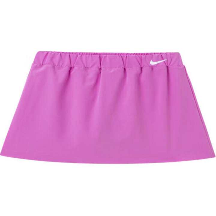 Nike Nike Solid Color Brand Logo Moderate Skirt Summer Children Aged 3 7 Years Old Super Pink