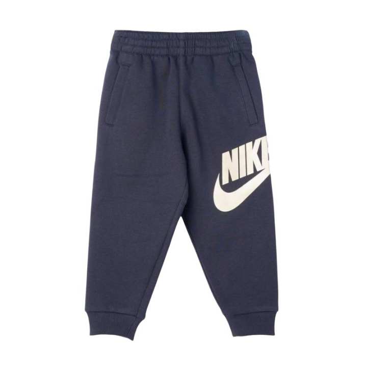 Nike Nike Knitted Sweatpants Fleece Lined Comfortable Lightweight Casual Navy Blue Children Aged 3 7 Years Old
