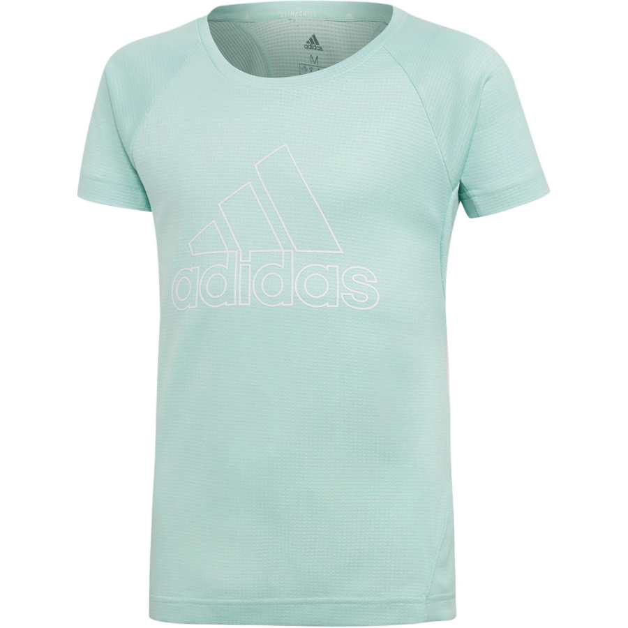 Adidas Adidas T Shirt Clear Mint Green/White Teenagers