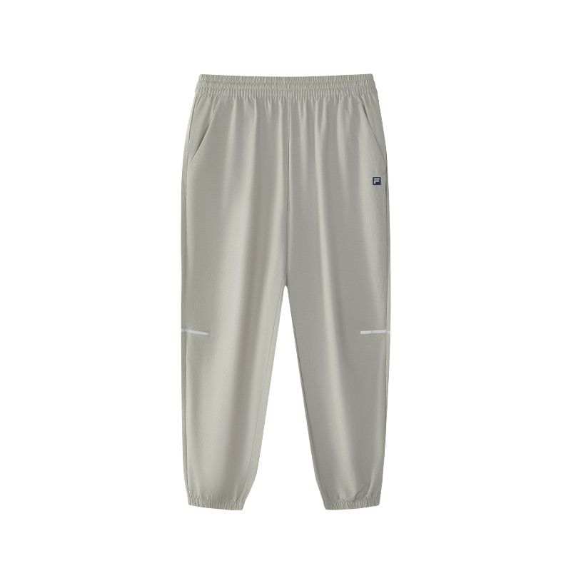 FILA KIDS Knitted Sweatpants Withered Gray Green Teenagers