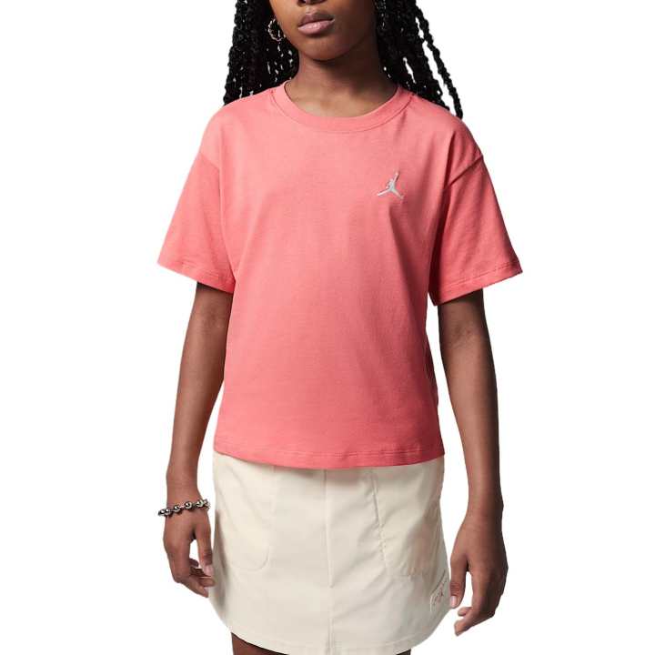 Jordan Jordan T Shirt SS25 Pink And Salt Kids'