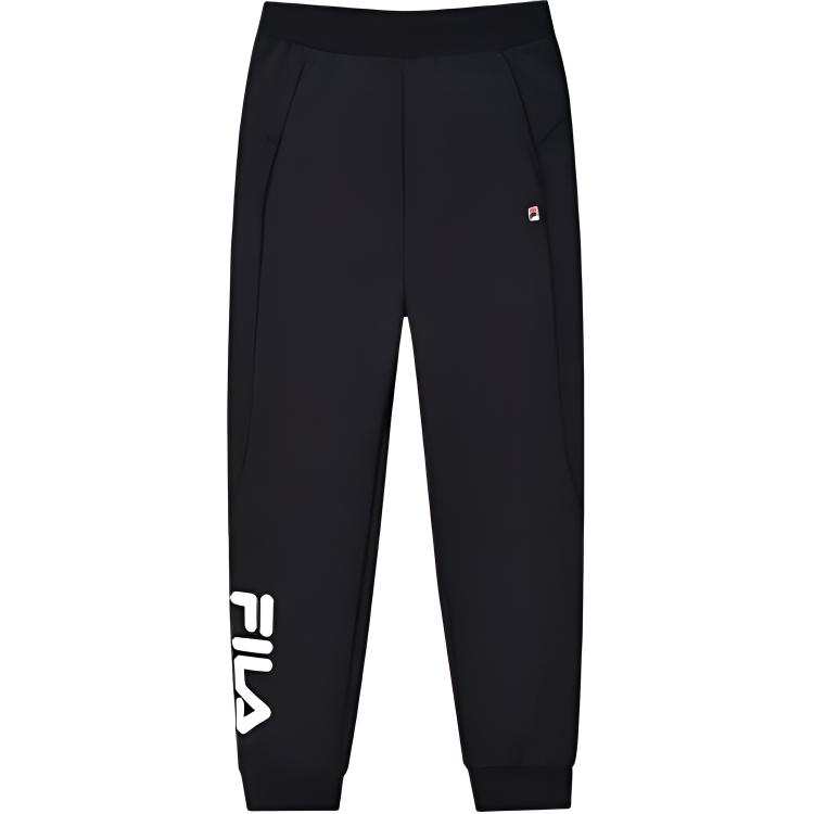 FILA KIDS Knitted Sweatpants Pitch Black Teenagers