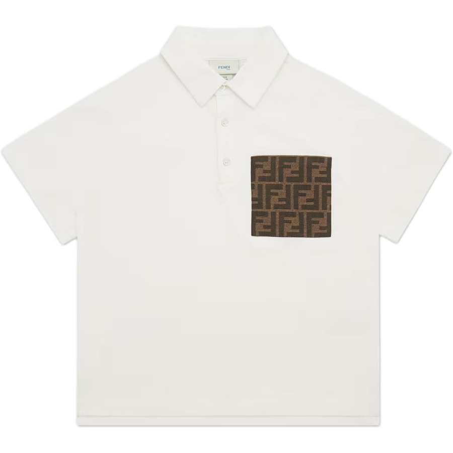 FENDI Kids T Shirts Polo Collar Moderate