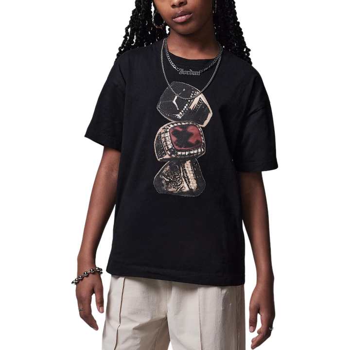 Jordan Jordan Grade School T Shirts Crew Neck Moderate