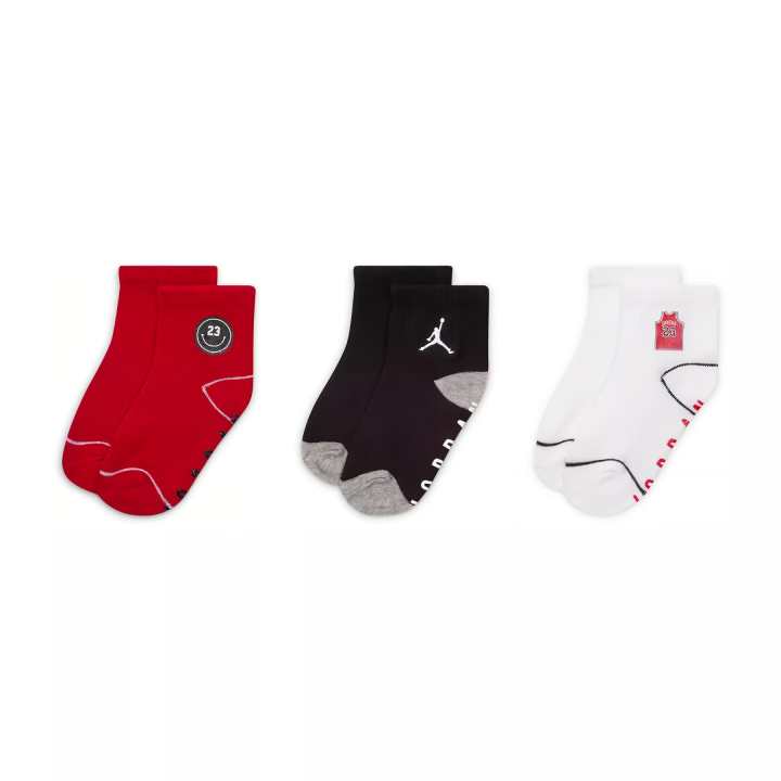 Jordan Jordan Kids Socks 3 Pack Gym Red Kids'