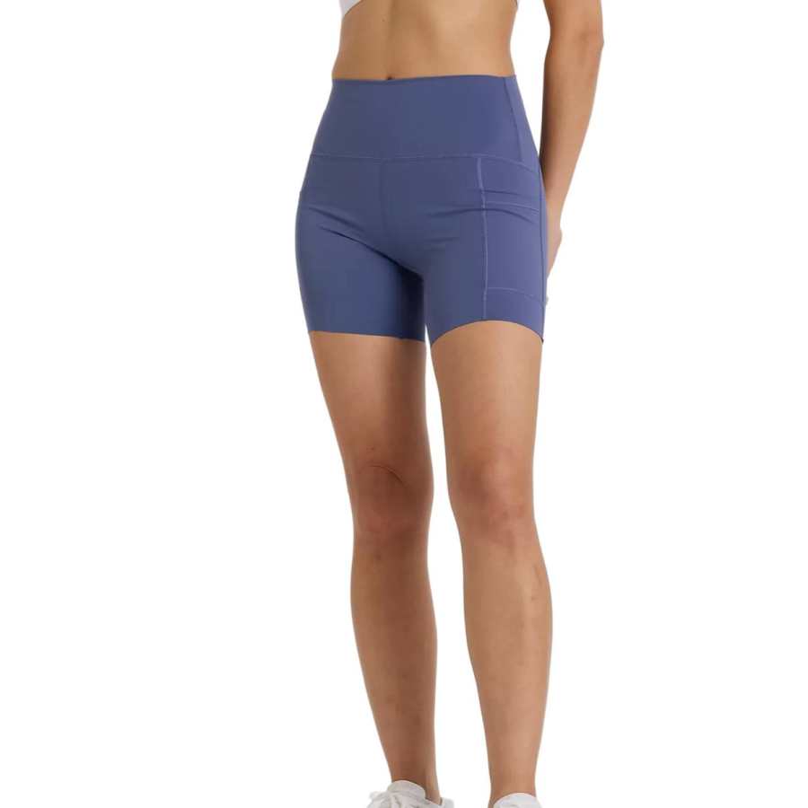 New Balance New Balance Sleek Pocket Sports Shorts Women's Blue