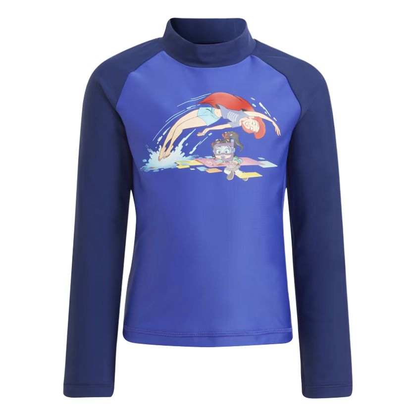 Adidas Adidas x DISHINI,LIANMINGKUAN Kids' Swimsuit Sound Speed Ink/Victory Blue Children Aged 3 7 Years Old