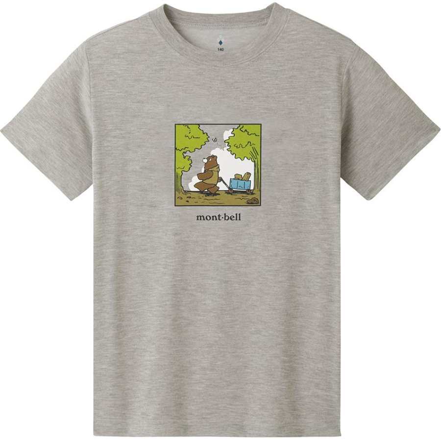 MONTBELL Kids T Shirts Crew Neck Thin