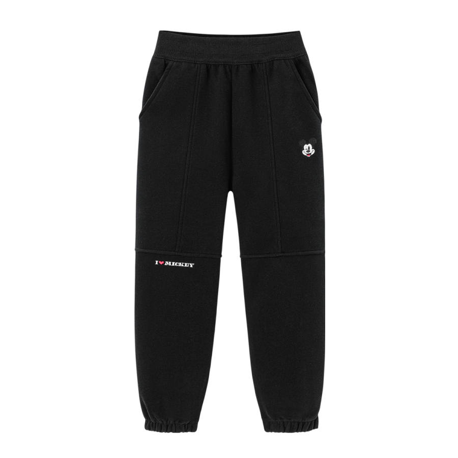 Disney Knitted Sweatpants Black Kids'
