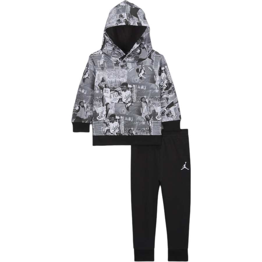 Jordan Jordan Kids Matching Sets MJ Brooklyn Black Infant And Toddler
