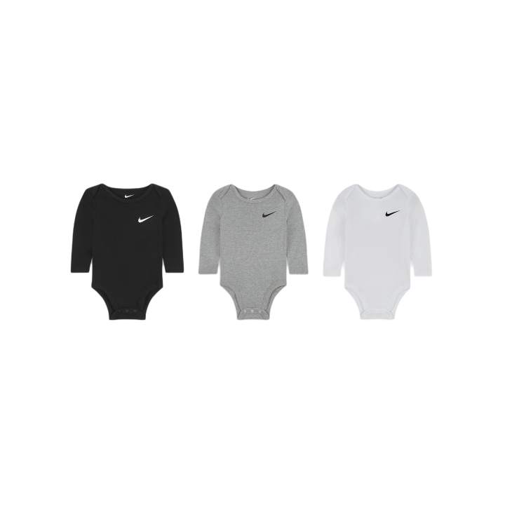 Nike Nike Jumpsuits & Crawlers 3 Pack Dark Gray Heather Infant And Toddler