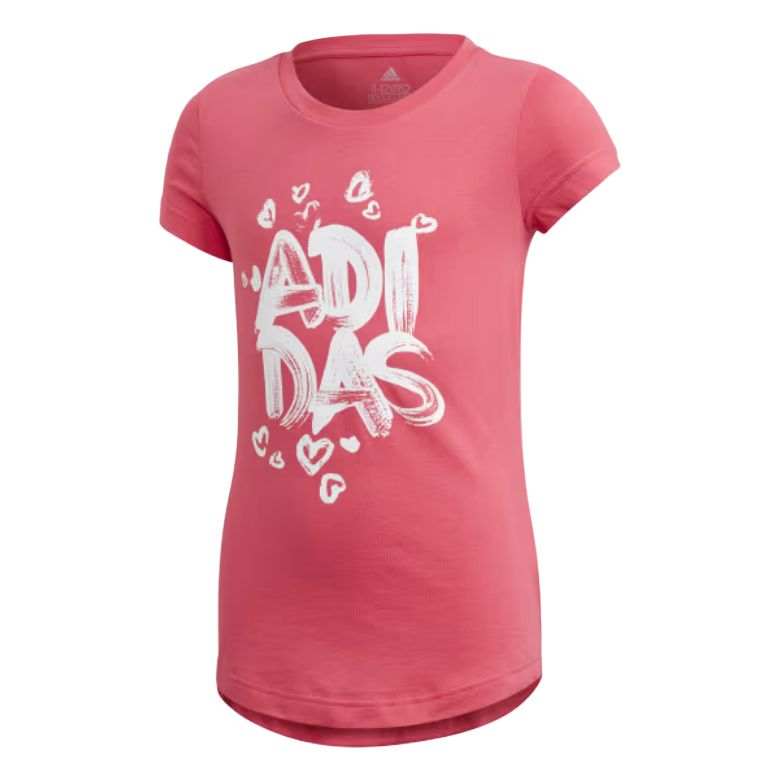 Adidas Adidas T Shirt Power Pink Children Aged 3 7 Years Old