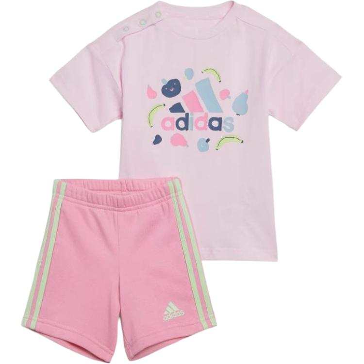 Adidas Adidas Kids Matching Sets Clear Pink Infant And Toddler