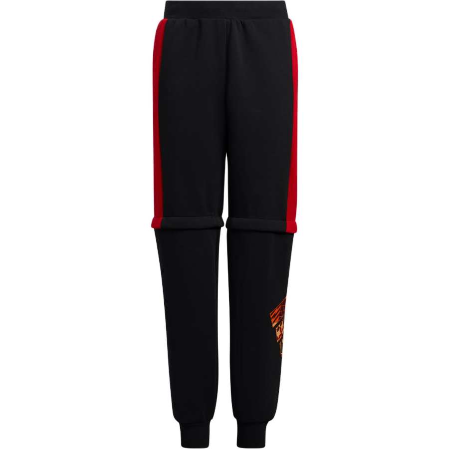 Adidas Adidas Knitted Sweatpants Black/Light Scarlet Teenagers