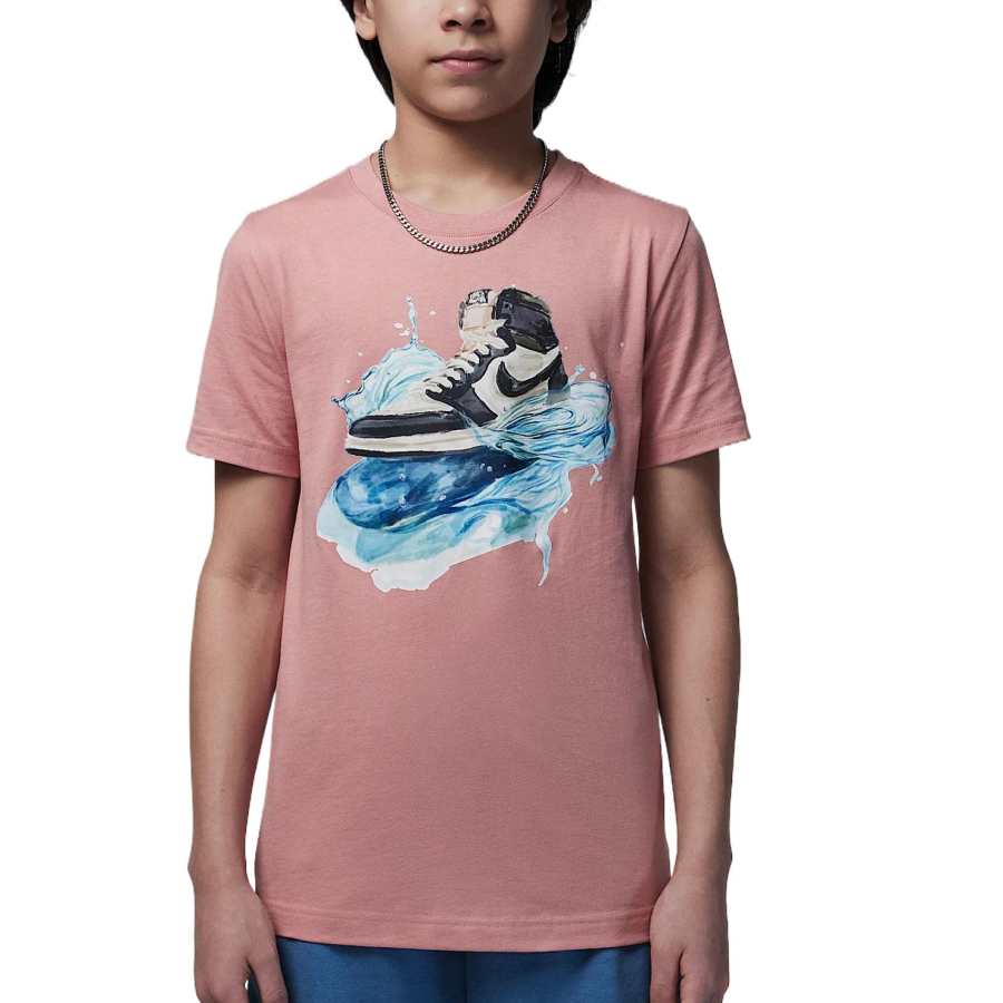 Jordan Jordan AJ1Jumpman T Shirt Flesh Pink Teenagers