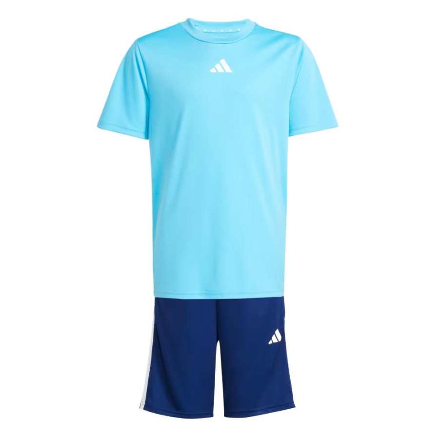 Adidas Adidas Casual Sportswear SportswearClimacool SS25 Bright Cyan/White Children Aged 3 7 Years Old