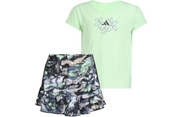 Adidas Adidas Kids Two Piece Skirt Sets Crew Neck Moderate