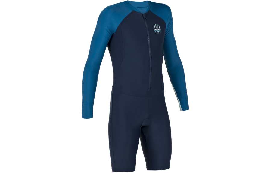 DECATHLON Kids' Swimsuit Navy Blue Kids'