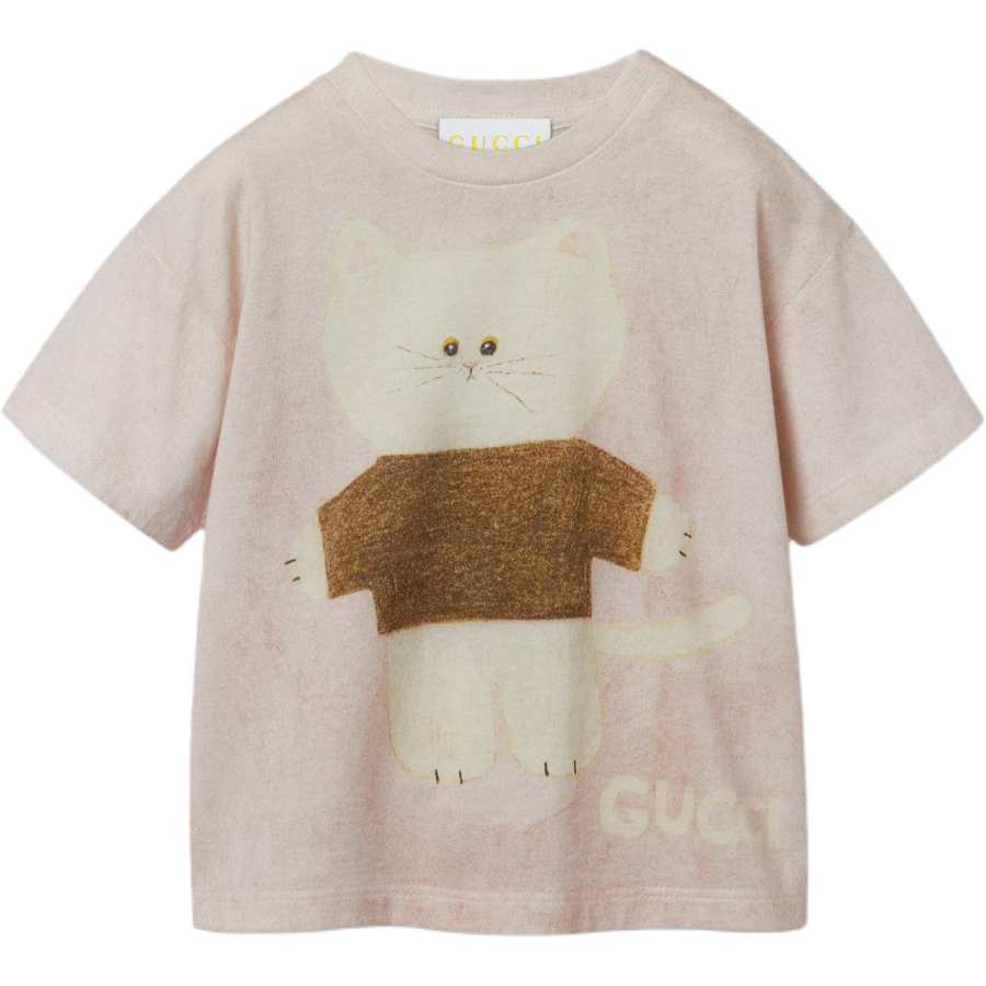 GUCCI Kids T Shirts Crew Neck Moderate