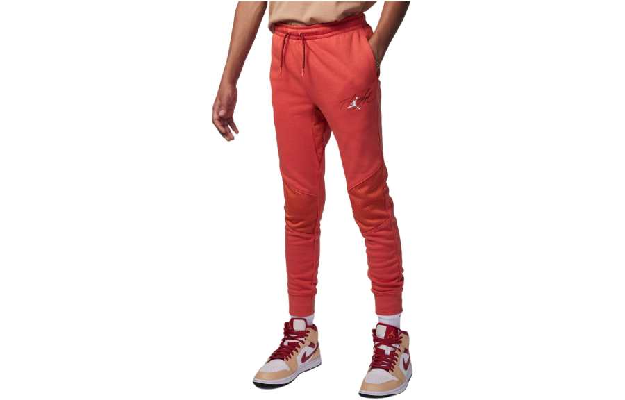 Jordan Jordan Off Court Flight Knitted Sweatpants Orange Red Kids'