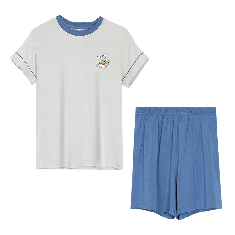 HONGDOUJUJIA Loungewear Set Starlight Gray Teenagers